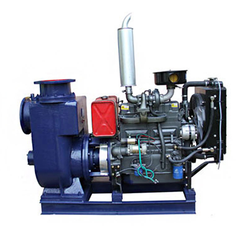 YQZSC diesel engine double priming self-priming pump